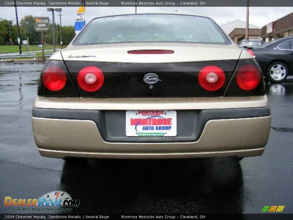 2004 Chevrolet Impala Sandstone Metallic / Neutral Beige Photo #4