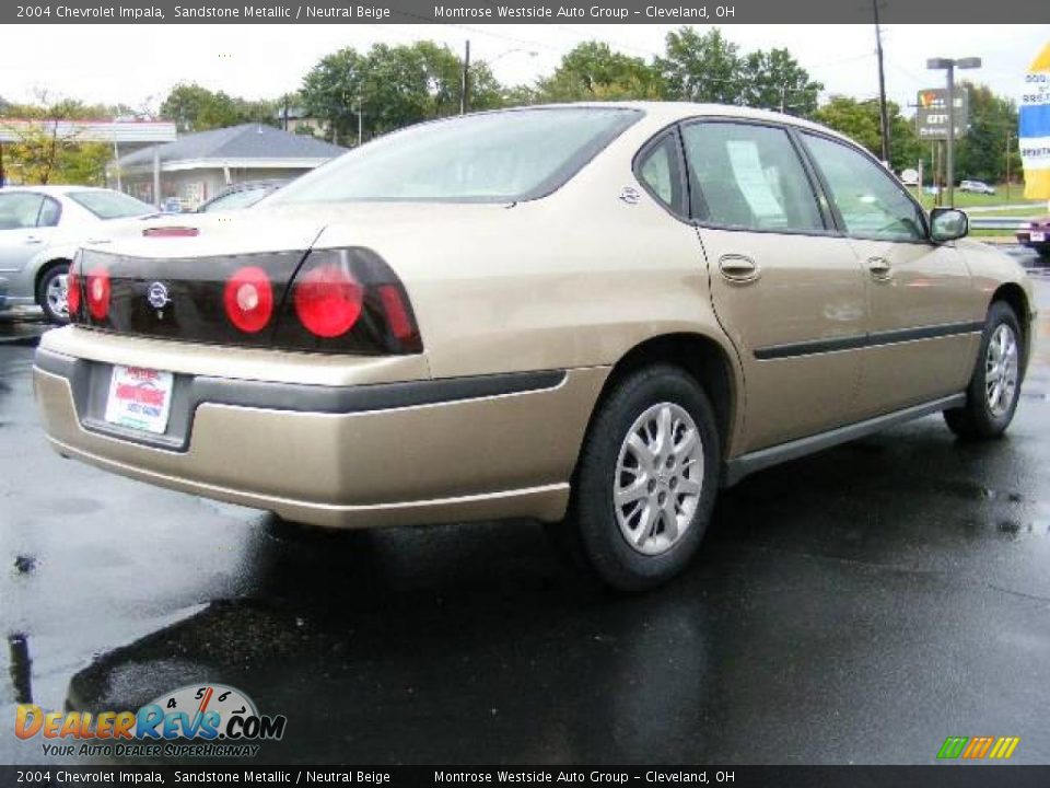 2004 Chevrolet Impala Sandstone Metallic / Neutral Beige Photo #5