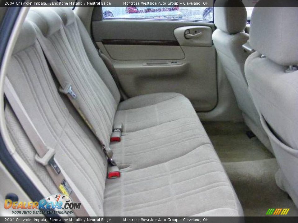 2004 Chevrolet Impala Sandstone Metallic / Neutral Beige Photo #12