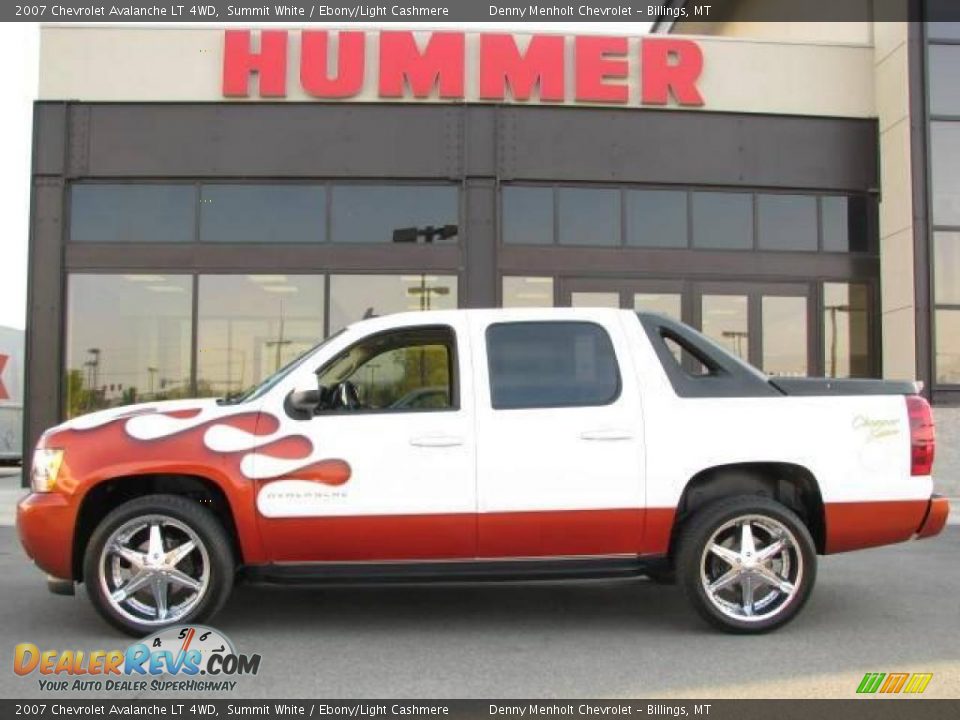 2007 Chevrolet Avalanche LT 4WD Summit White / Ebony/Light Cashmere Photo #1