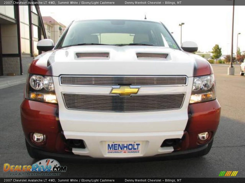 2007 Chevrolet Avalanche LT 4WD Summit White / Ebony/Light Cashmere Photo #4