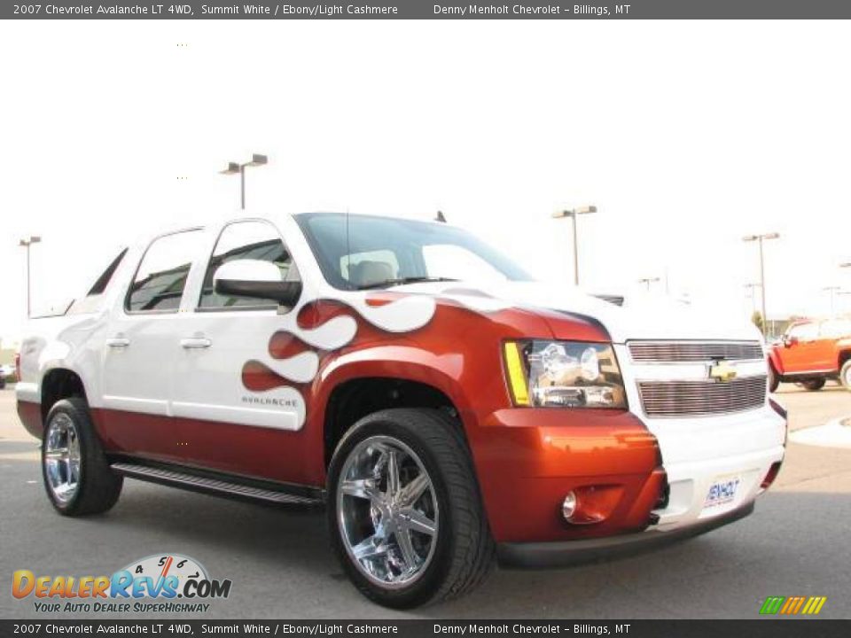 2007 Chevrolet Avalanche LT 4WD Summit White / Ebony/Light Cashmere Photo #6