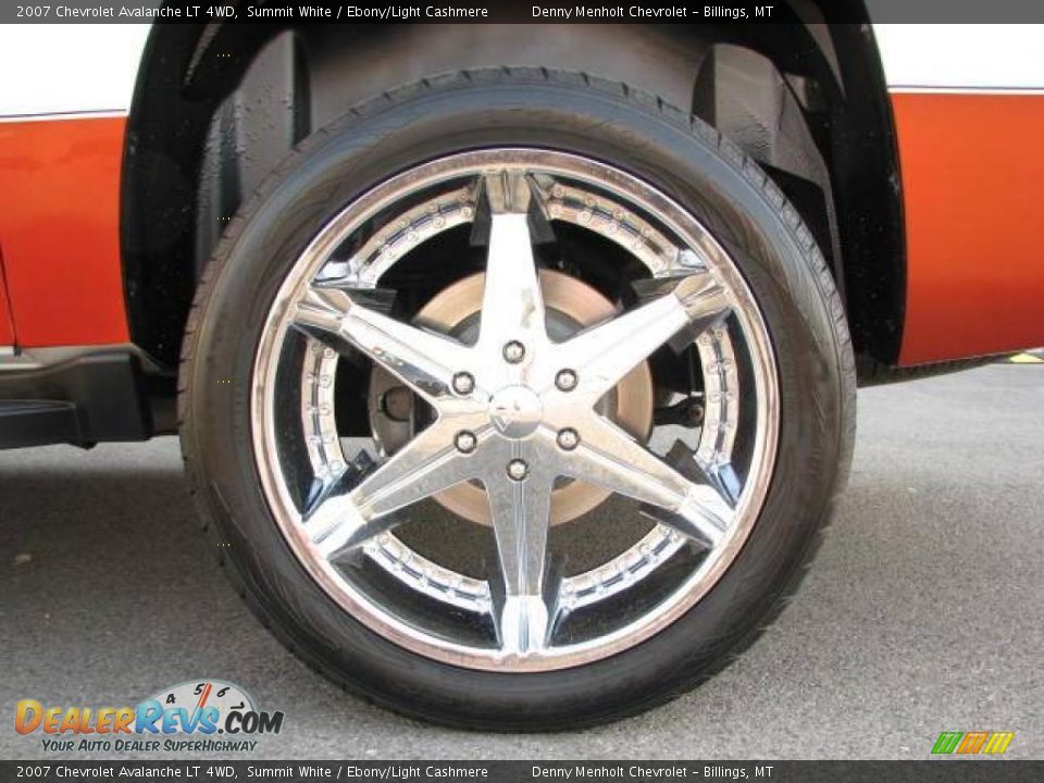 2007 Chevrolet Avalanche LT 4WD Summit White / Ebony/Light Cashmere Photo #13