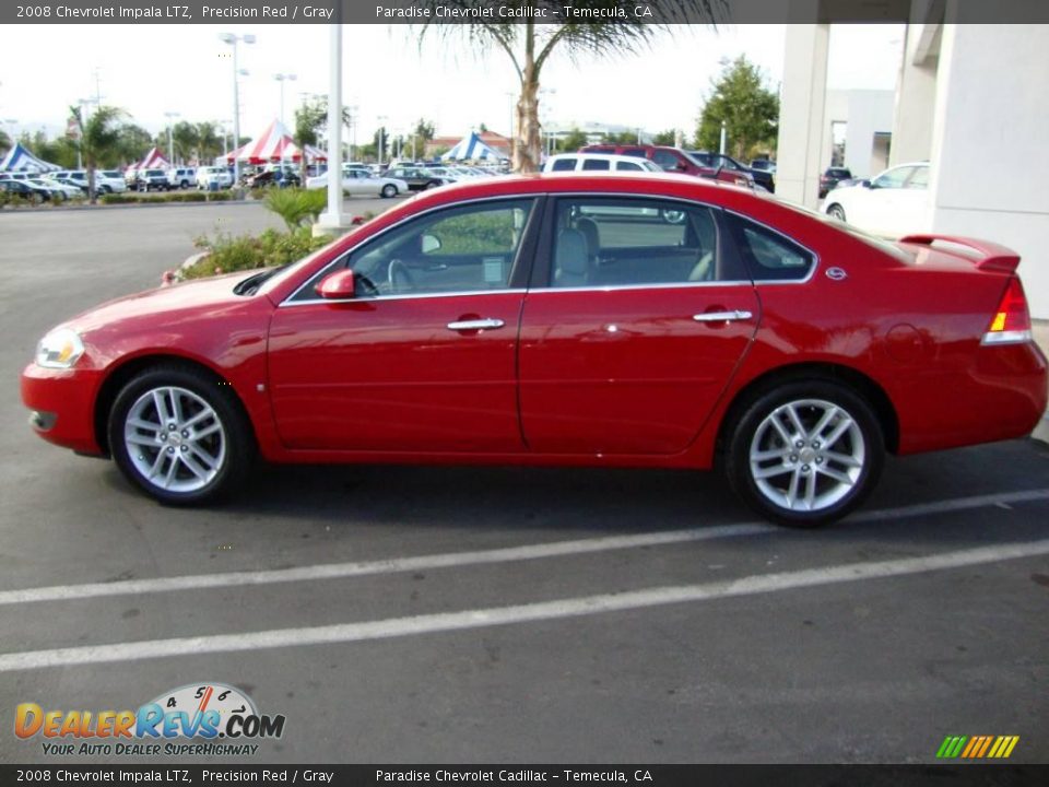 2008 Chevrolet Impala LTZ Precision Red / Gray Photo #2