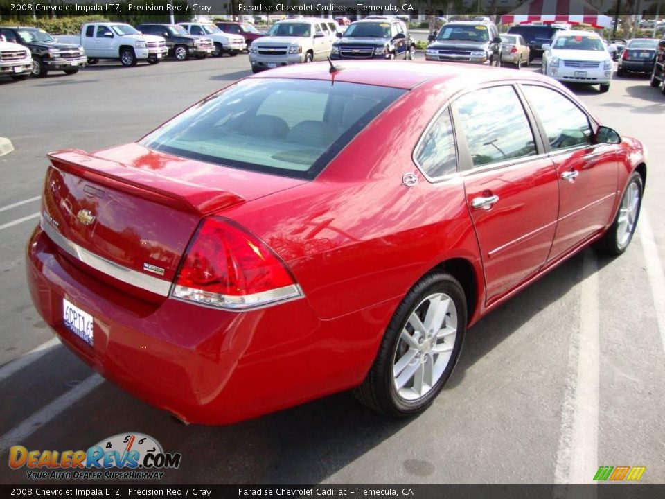 2008 Chevrolet Impala LTZ Precision Red / Gray Photo #3