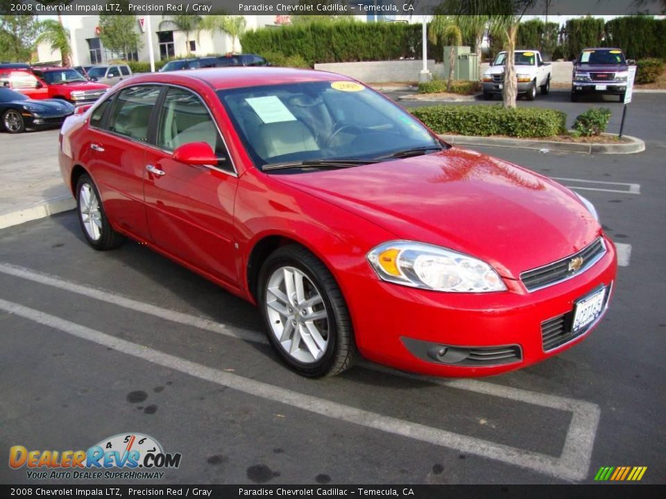 2008 Chevrolet Impala LTZ Precision Red / Gray Photo #4