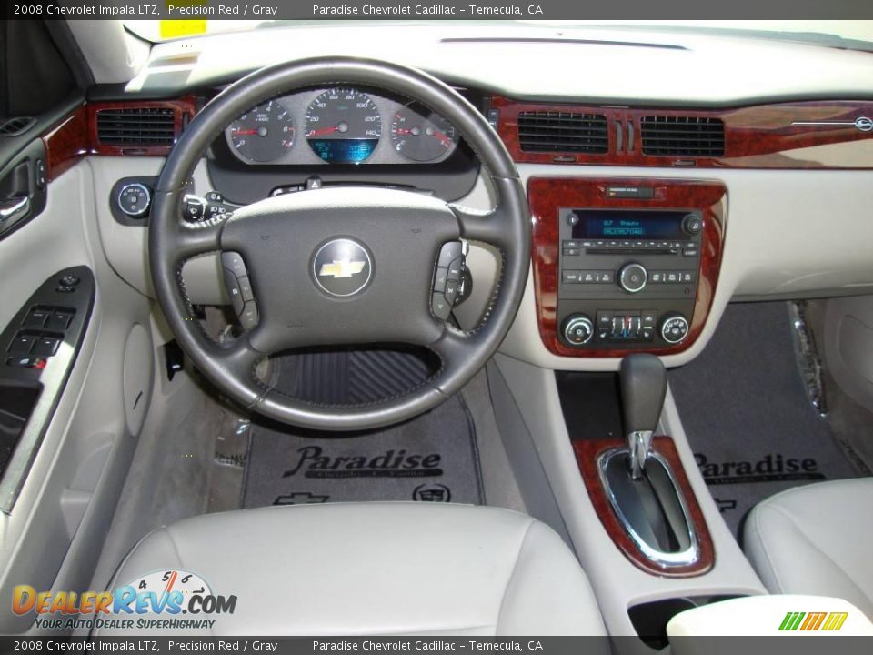 2008 Chevrolet Impala LTZ Precision Red / Gray Photo #7