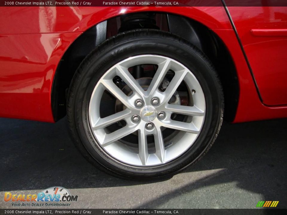 2008 Chevrolet Impala LTZ Precision Red / Gray Photo #13