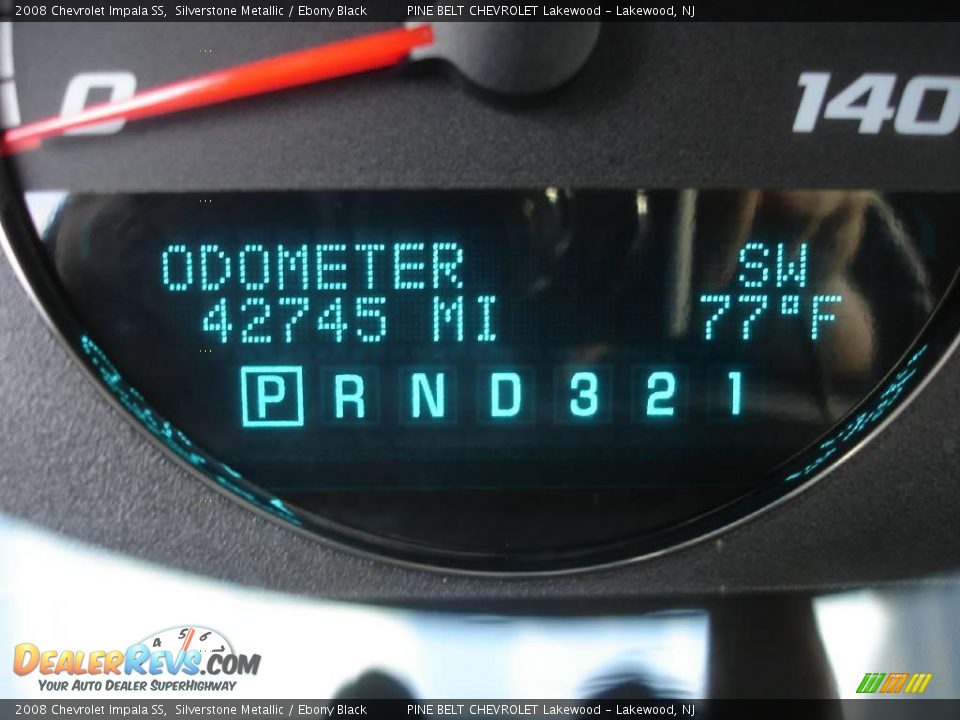 2008 Chevrolet Impala SS Silverstone Metallic / Ebony Black Photo #14