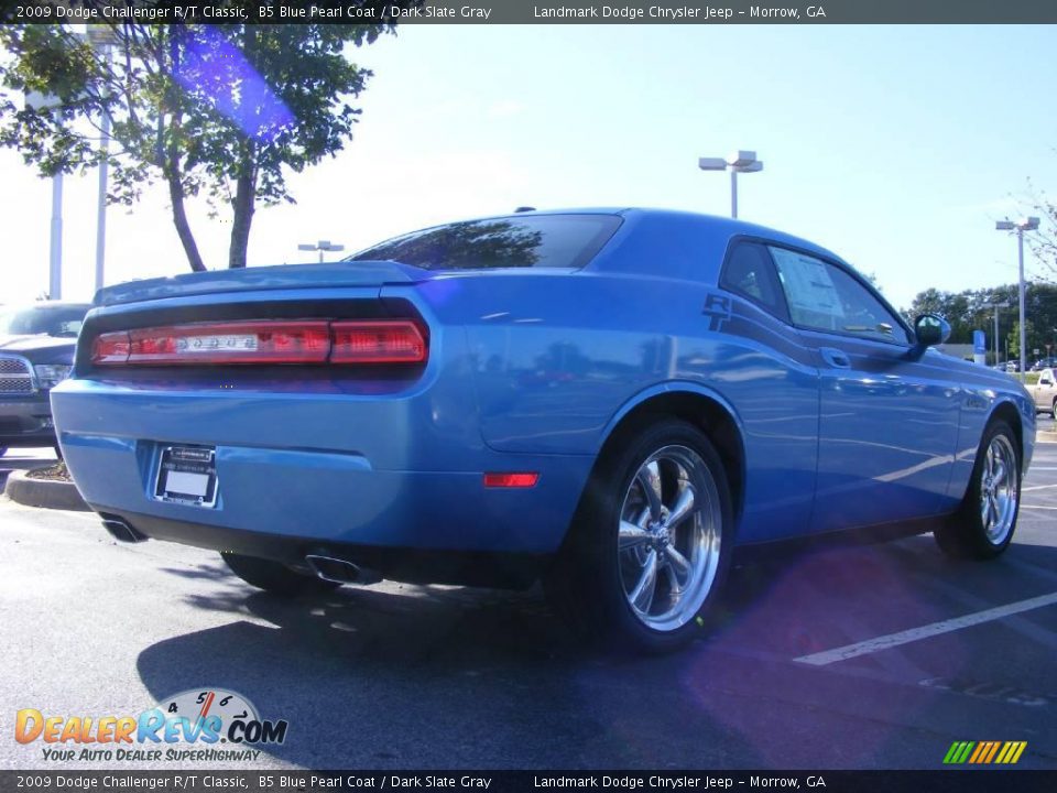 2009 Dodge Challenger R/T Classic B5 Blue Pearl Coat / Dark Slate Gray Photo #3