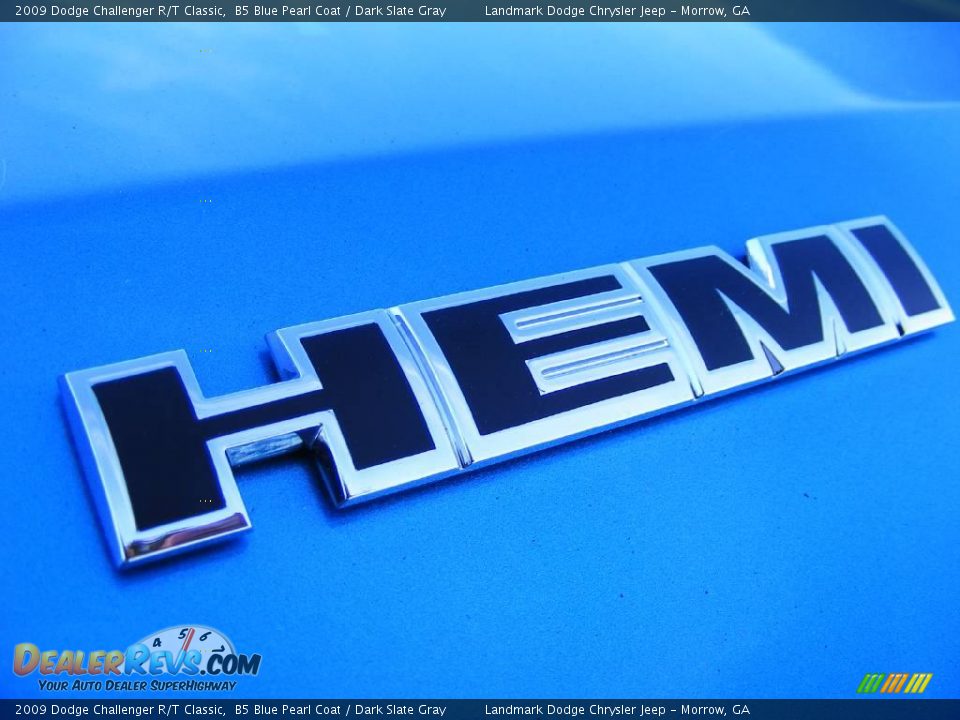 2009 Dodge Challenger R/T Classic B5 Blue Pearl Coat / Dark Slate Gray Photo #6