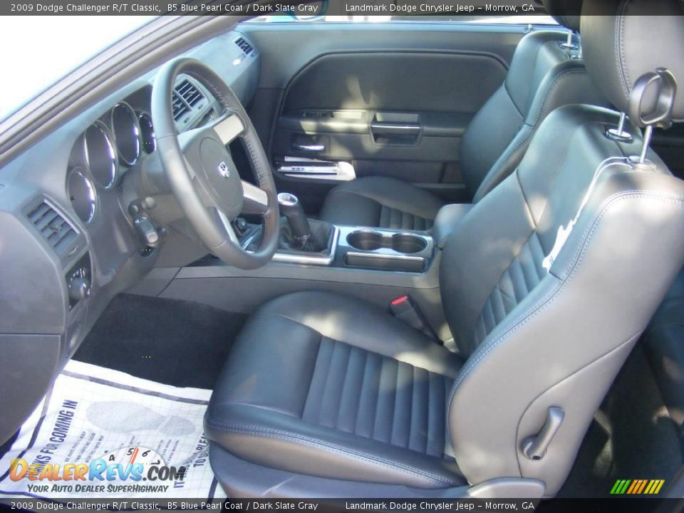 2009 Dodge Challenger R/T Classic B5 Blue Pearl Coat / Dark Slate Gray Photo #7