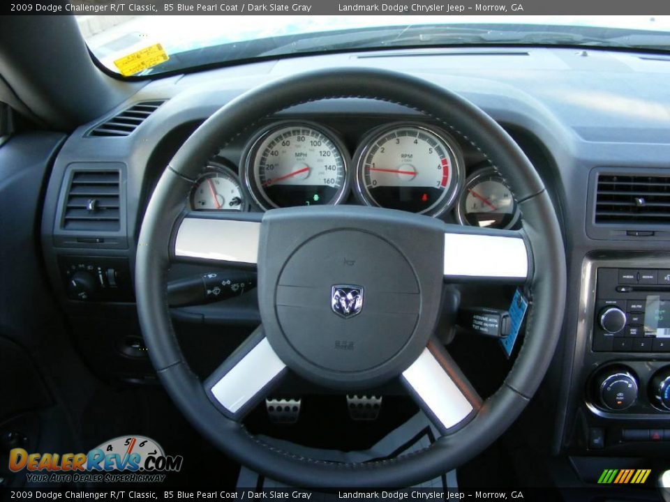 2009 Dodge Challenger R/T Classic B5 Blue Pearl Coat / Dark Slate Gray Photo #10