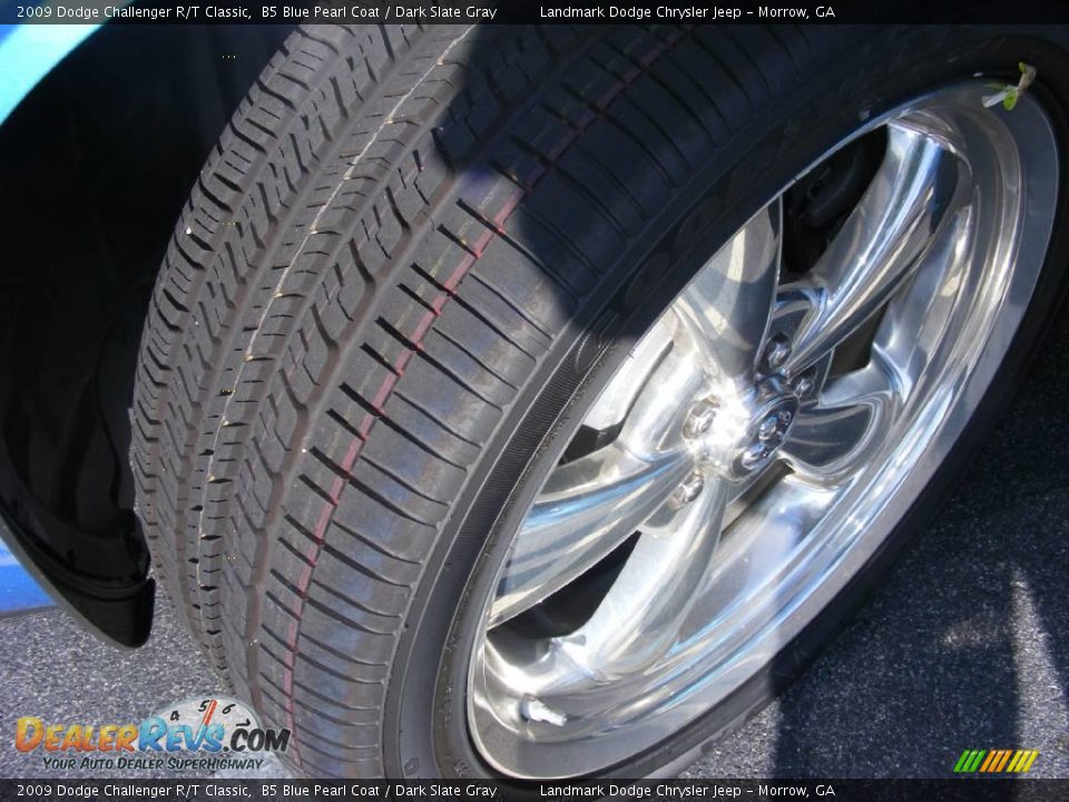 2009 Dodge Challenger R/T Classic B5 Blue Pearl Coat / Dark Slate Gray Photo #12