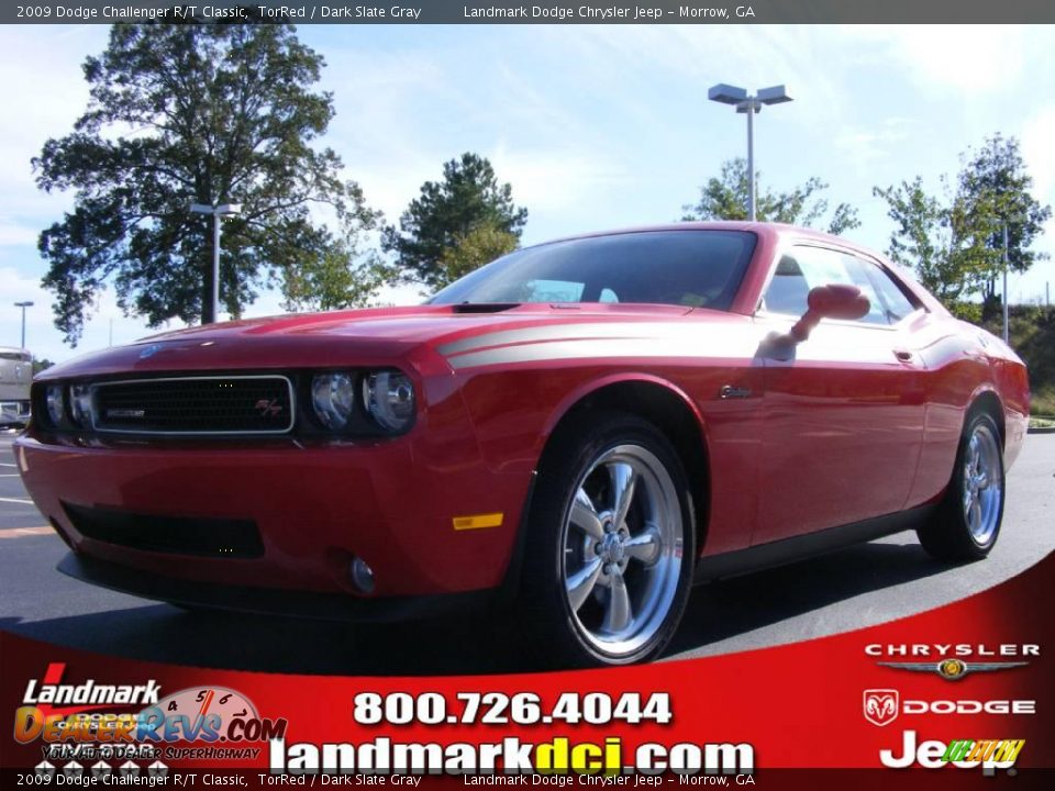 2009 Dodge Challenger R/T Classic TorRed / Dark Slate Gray Photo #1