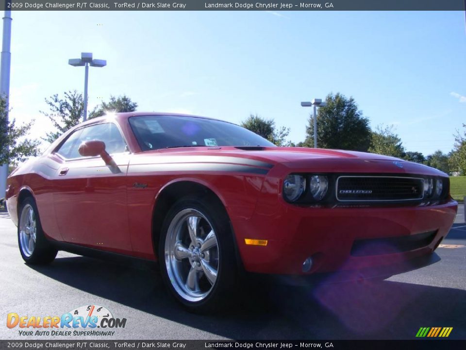 2009 Dodge Challenger R/T Classic TorRed / Dark Slate Gray Photo #4