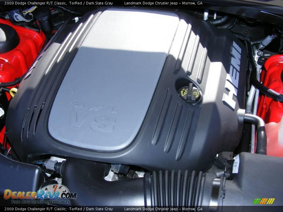 2009 Dodge Challenger R/T Classic TorRed / Dark Slate Gray Photo #12