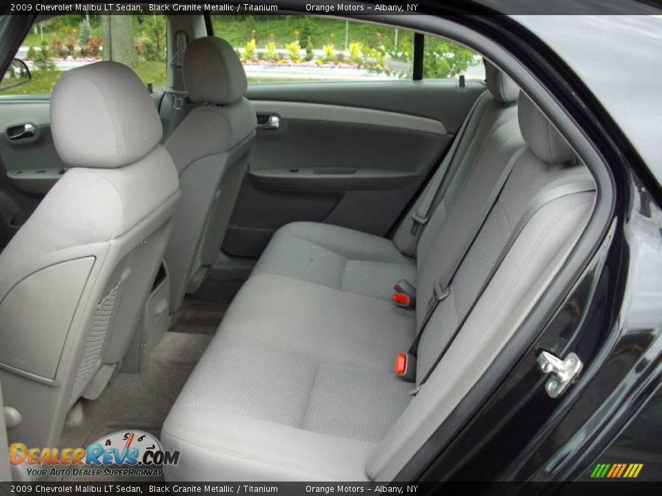2009 Chevrolet Malibu LT Sedan Black Granite Metallic / Titanium Photo #7