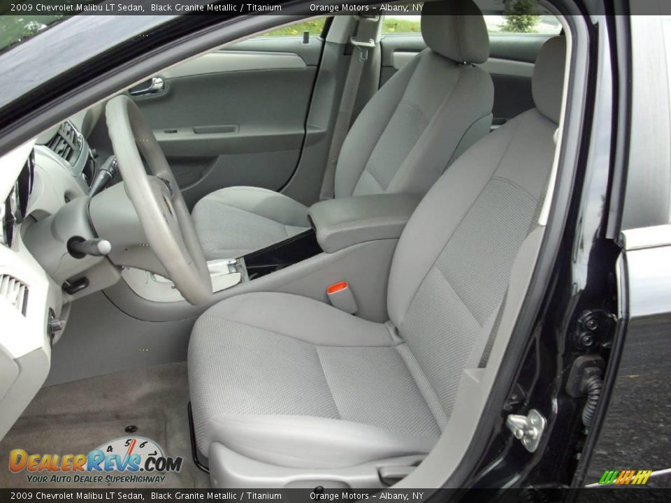 2009 Chevrolet Malibu LT Sedan Black Granite Metallic / Titanium Photo #8