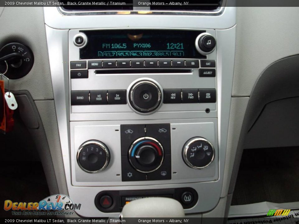 2009 Chevrolet Malibu LT Sedan Black Granite Metallic / Titanium Photo #13