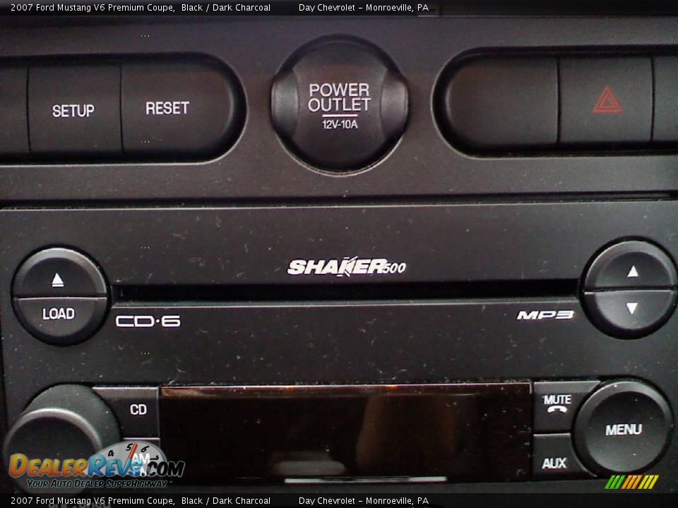 2007 Ford Mustang V6 Premium Coupe Black / Dark Charcoal Photo #14