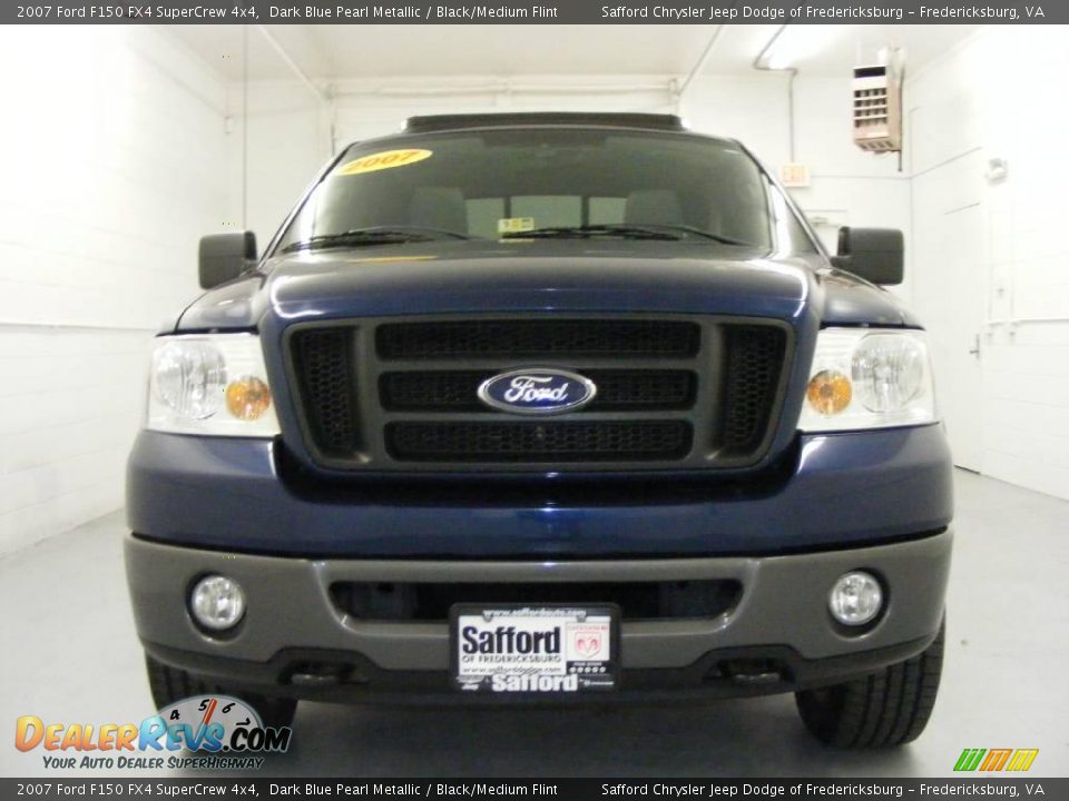 2007 Ford F150 FX4 SuperCrew 4x4 Dark Blue Pearl Metallic / Black/Medium Flint Photo #2