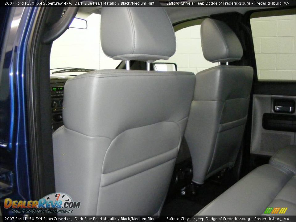 2007 Ford F150 FX4 SuperCrew 4x4 Dark Blue Pearl Metallic / Black/Medium Flint Photo #12