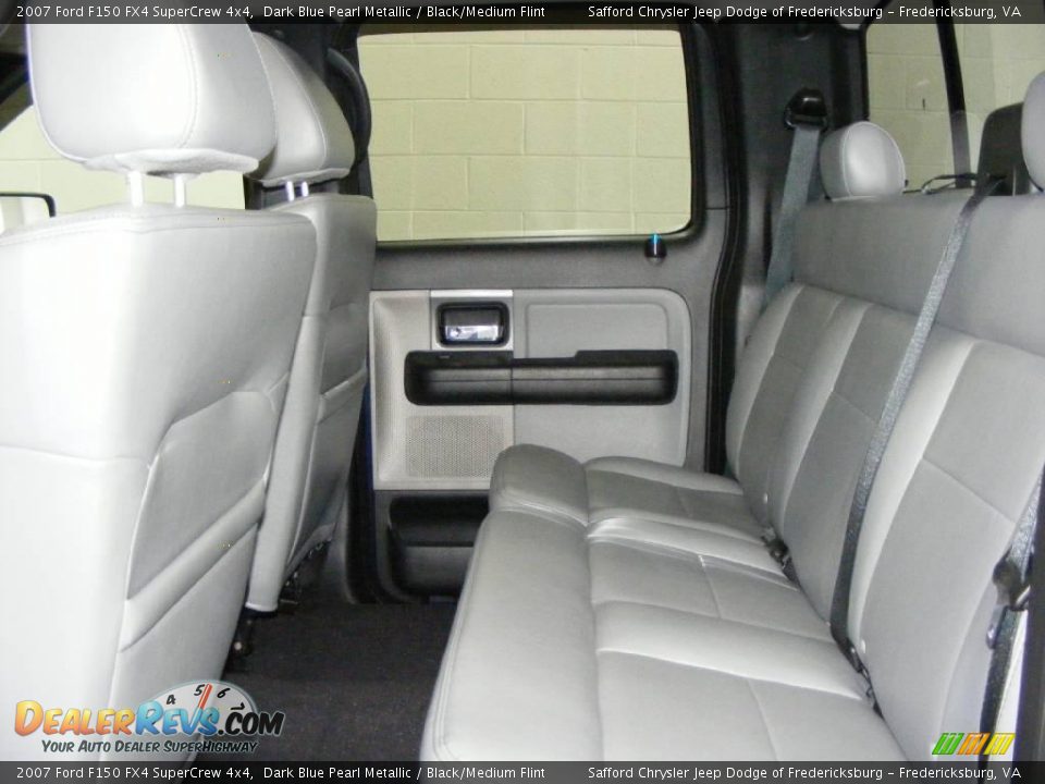 2007 Ford F150 FX4 SuperCrew 4x4 Dark Blue Pearl Metallic / Black/Medium Flint Photo #13