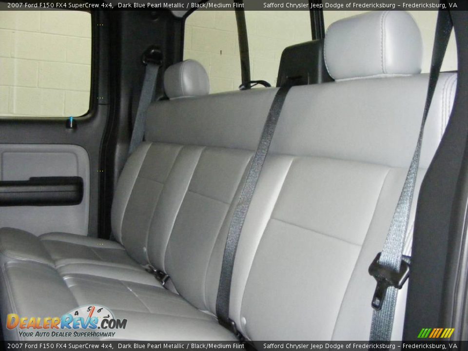 2007 Ford F150 FX4 SuperCrew 4x4 Dark Blue Pearl Metallic / Black/Medium Flint Photo #14