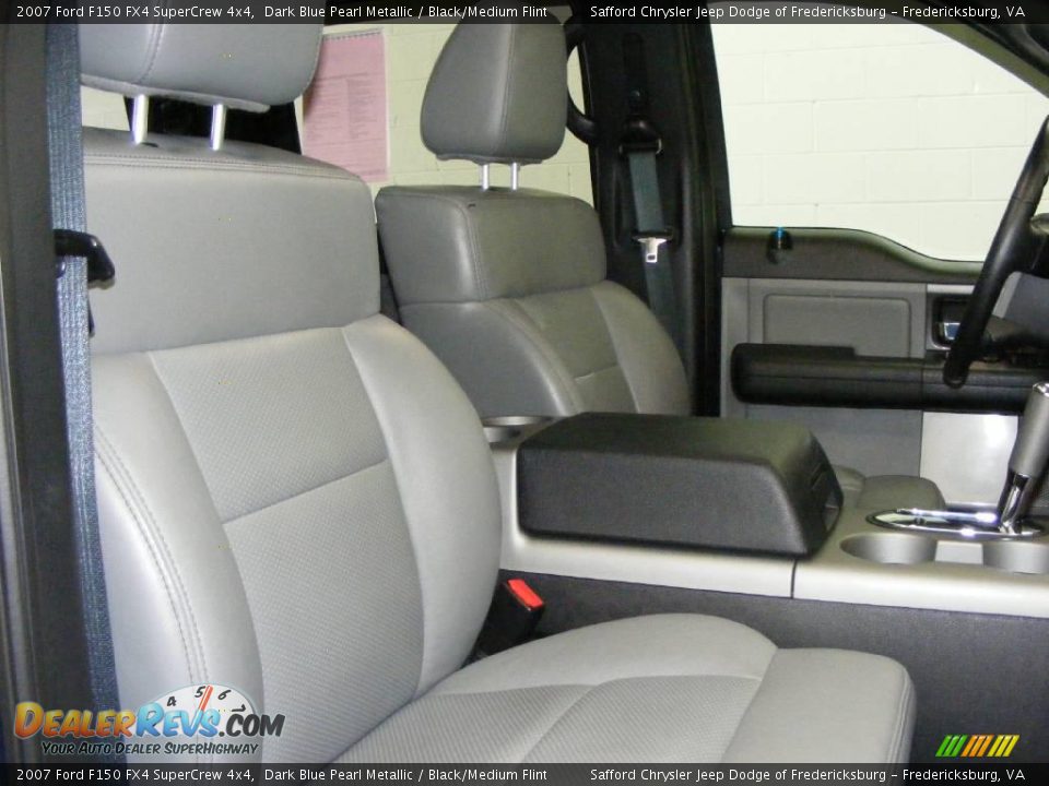 2007 Ford F150 FX4 SuperCrew 4x4 Dark Blue Pearl Metallic / Black/Medium Flint Photo #19