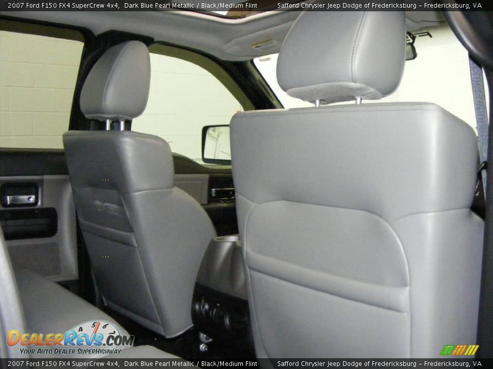 2007 Ford F150 FX4 SuperCrew 4x4 Dark Blue Pearl Metallic / Black/Medium Flint Photo #20