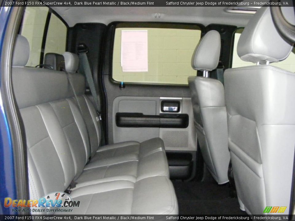 2007 Ford F150 FX4 SuperCrew 4x4 Dark Blue Pearl Metallic / Black/Medium Flint Photo #21