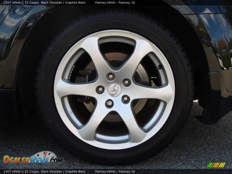 2007 Infiniti G 35 Coupe Black Obsidian / Graphite Black Photo #4