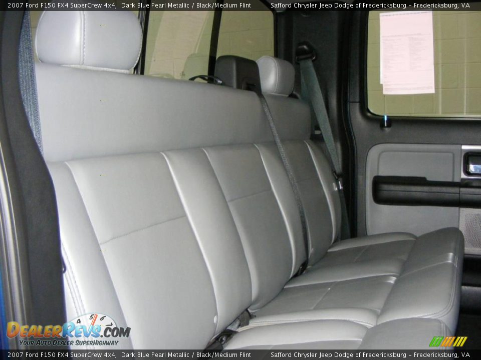 2007 Ford F150 FX4 SuperCrew 4x4 Dark Blue Pearl Metallic / Black/Medium Flint Photo #22