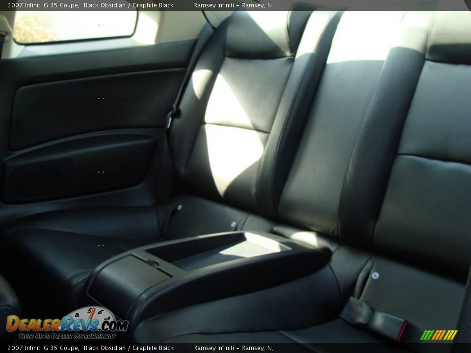 2007 Infiniti G 35 Coupe Black Obsidian / Graphite Black Photo #7