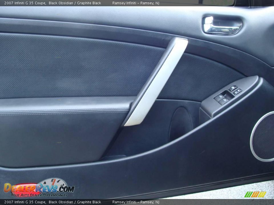 2007 Infiniti G 35 Coupe Black Obsidian / Graphite Black Photo #8