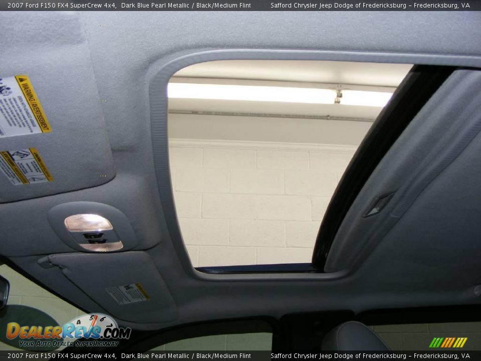 2007 Ford F150 FX4 SuperCrew 4x4 Dark Blue Pearl Metallic / Black/Medium Flint Photo #28