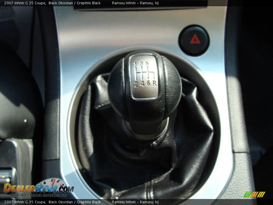 2007 Infiniti G 35 Coupe Black Obsidian / Graphite Black Photo #13