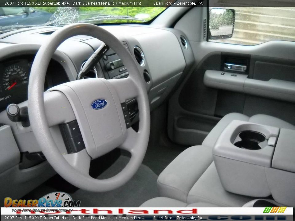 2007 Ford F150 XLT SuperCab 4x4 Dark Blue Pearl Metallic / Medium Flint Photo #10