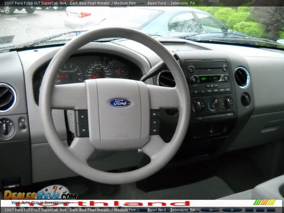 2007 Ford F150 XLT SuperCab 4x4 Dark Blue Pearl Metallic / Medium Flint Photo #14