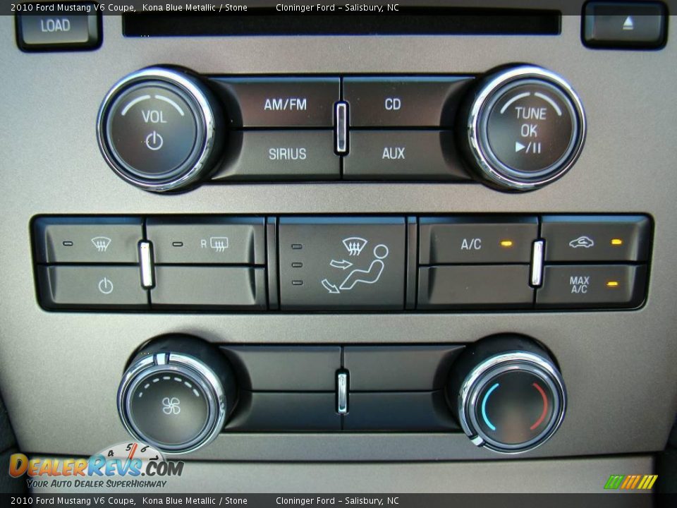 2010 Ford Mustang V6 Coupe Kona Blue Metallic / Stone Photo #18