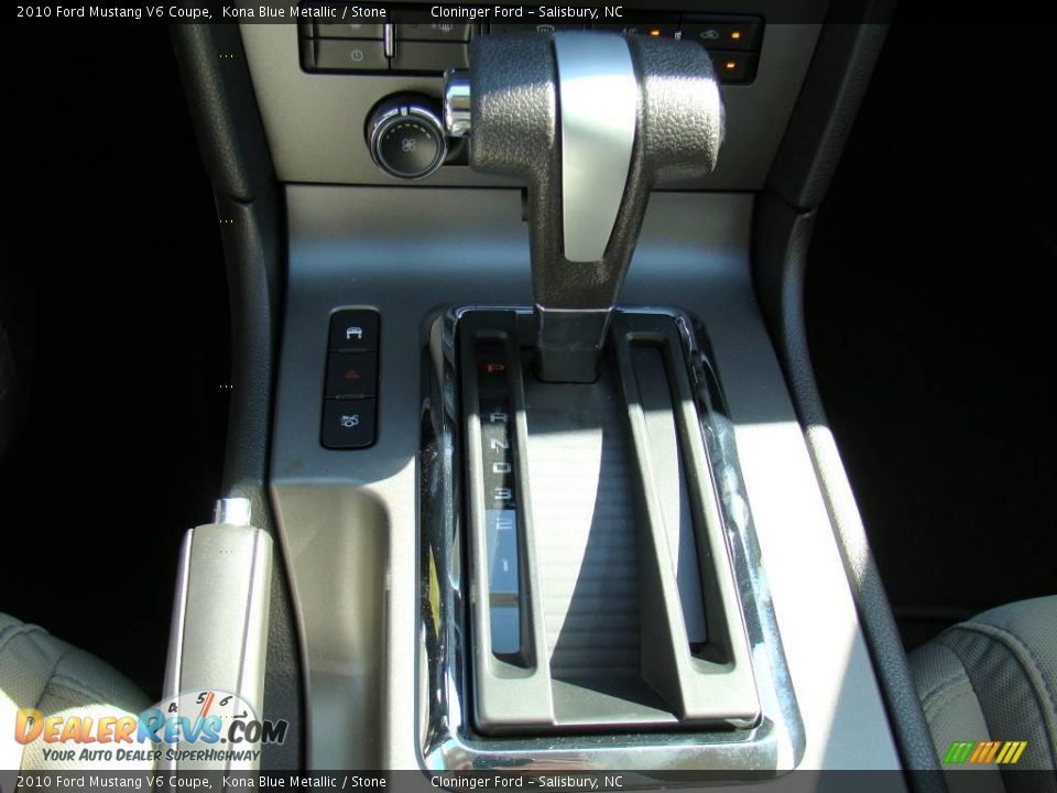 2010 Ford Mustang V6 Coupe Kona Blue Metallic / Stone Photo #19