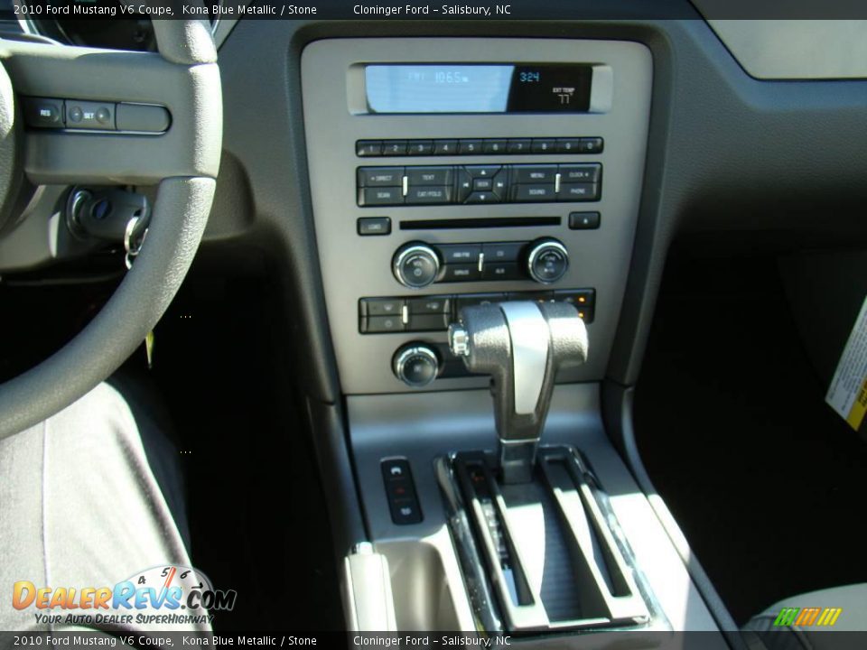 2010 Ford Mustang V6 Coupe Kona Blue Metallic / Stone Photo #20