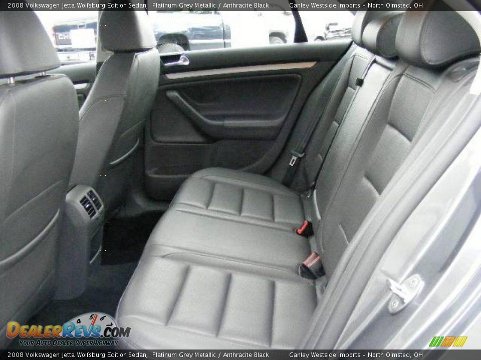 2008 Volkswagen Jetta Wolfsburg Edition Sedan Platinum Grey Metallic / Anthracite Black Photo #11