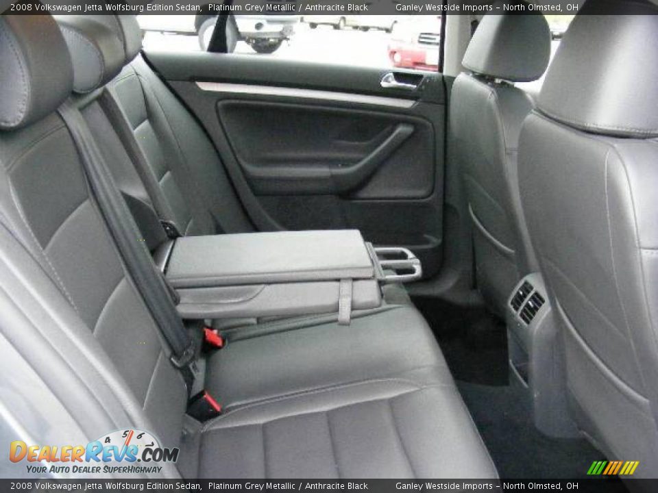 2008 Volkswagen Jetta Wolfsburg Edition Sedan Platinum Grey Metallic / Anthracite Black Photo #12