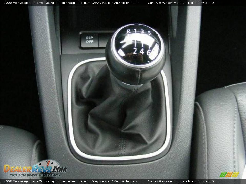 2008 Volkswagen Jetta Wolfsburg Edition Sedan Platinum Grey Metallic / Anthracite Black Photo #18