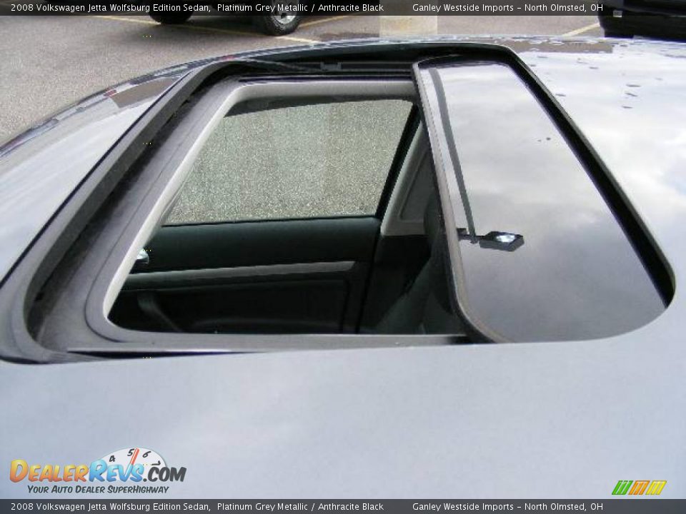2008 Volkswagen Jetta Wolfsburg Edition Sedan Platinum Grey Metallic / Anthracite Black Photo #20