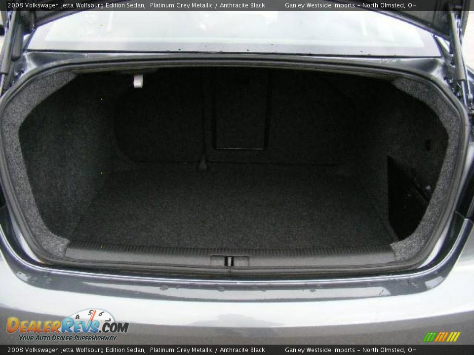 2008 Volkswagen Jetta Wolfsburg Edition Sedan Platinum Grey Metallic / Anthracite Black Photo #21