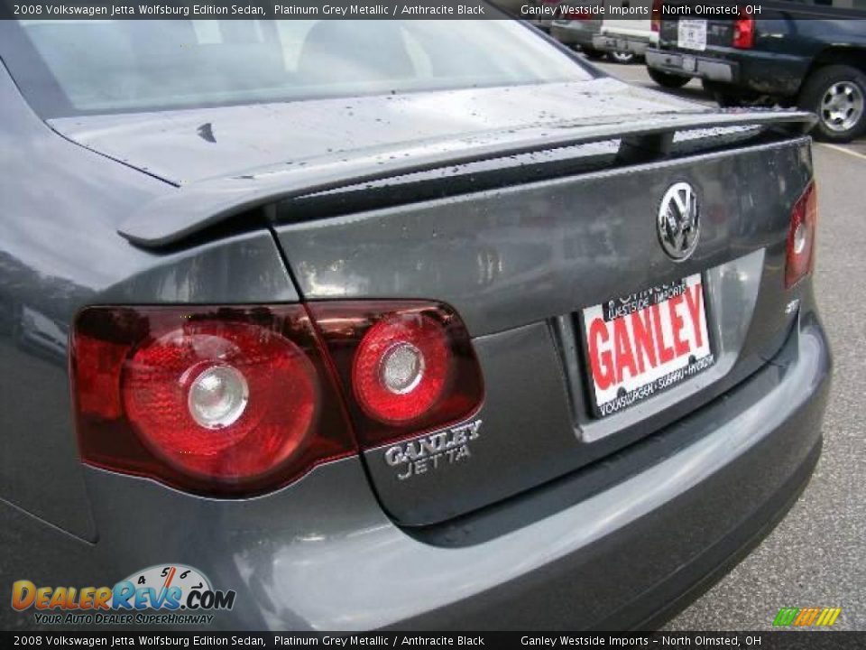 2008 Volkswagen Jetta Wolfsburg Edition Sedan Platinum Grey Metallic / Anthracite Black Photo #22