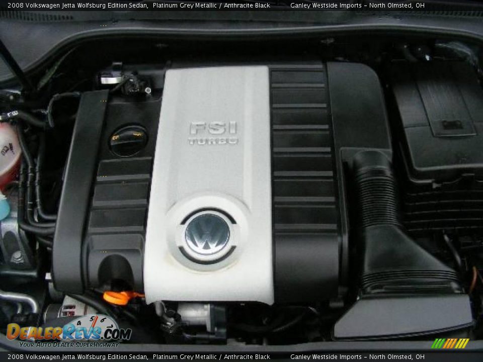2008 Volkswagen Jetta Wolfsburg Edition Sedan Platinum Grey Metallic / Anthracite Black Photo #24